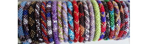 Hand Rolled Beads Bracelets