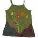 Hand Work Flower With Mantra Print Top Nepal