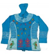 COTTON HAND CRUSHED HOODED JACKETS NEPAL