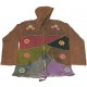 COTTON HAND CRUSHED FLOWER HOODED JACKETS NEPAL