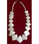 Natural Yak Bone Beads Pendant Necklace Nepal
