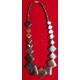 Brown Yak Bone Beads Pendant Necklace Nepal