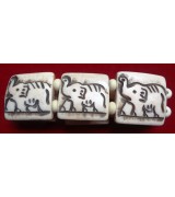 Yak Bone Beads Elephant Pendant Bracelets Nepal
