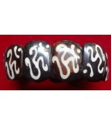 Yak Bone Beads Om Carving Bracelets Nepal
