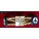 Yak Bone Beads Buddha Eye & Peace Love Pendant Bracelets Nepal