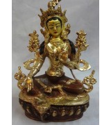 Green Tara with gold