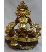 KUBER COPPER GOLD STATUE