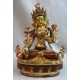 White Tara copper with gold