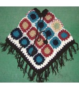 Woolen Poncho-3 Pcs.