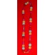 felted beads necklace-6 Pcs.