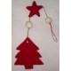 X-mas felt hanging-6 Pcs.