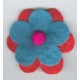 felt flower patch-1 Dozen