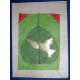 bamboo decorated handmade paper single card