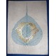 bamboo decorated handmade paper single card