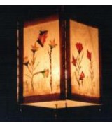 4 side paper flower Lamp Shade-6 Pcs.