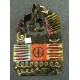 peace sine hand work bag