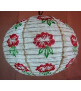 flower print medium bowls lamp shade-6 Pcs.