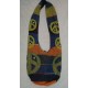peace sine patch work bag