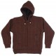 woolen dark marron hooded jacket-3 Pcs.