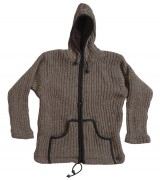 brown colour hooded jacket-3 Pcs.