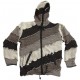 patch work woolen hooded jacket-3 Pcs.