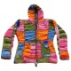 patch work woolen hooded jacket-3 Pcs.