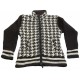 woolen check jacket