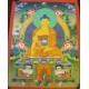 Shakyamuni Buddha Tibetan Colour