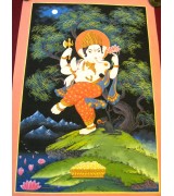 Newari Thangka-Ganesh 