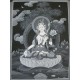 Black & White-White Tara (34*47)cm