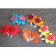 felt flower hair pin-1 Dozen