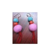 felt earring-6 pairs