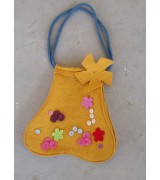 felt flower bags-6 Pcs.