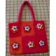felt flower hand bags-6 pcs.