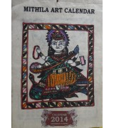 Handmade Mithila Art calendar-1 Dozen