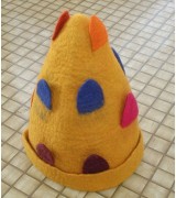 felt patch hat-6 Pcs.