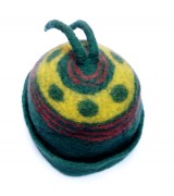 felt round multi colour hat-6 Pcs.