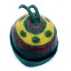 felt round multi colour hat-6 Pcs.