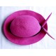 felt round pink hat-6 Pcs.