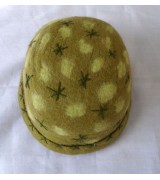 felt hand crush hat