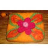 felt flower coin purse-1 Dozen