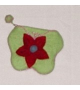 felt flower coin purse-1 Dozen