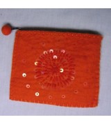 felt beads work coin purse-1 Dozen