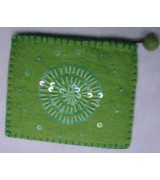 felt beads work coin purse-1 Dozen