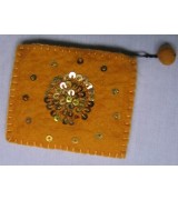 felt beads work coin purse-1 Dozen
