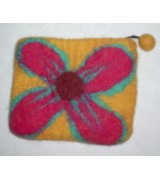felt flower coin purse-1 Dozen
