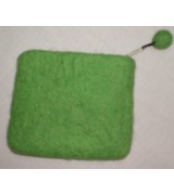 green felt coin purse-1 Dozen