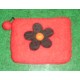 felt flower coin purse-1 Dozen