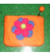 felt flower coin purse-1 Dozen