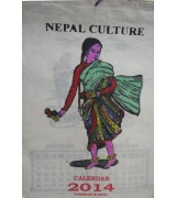 Handmade Nepal Culture calendar-1 Dozen